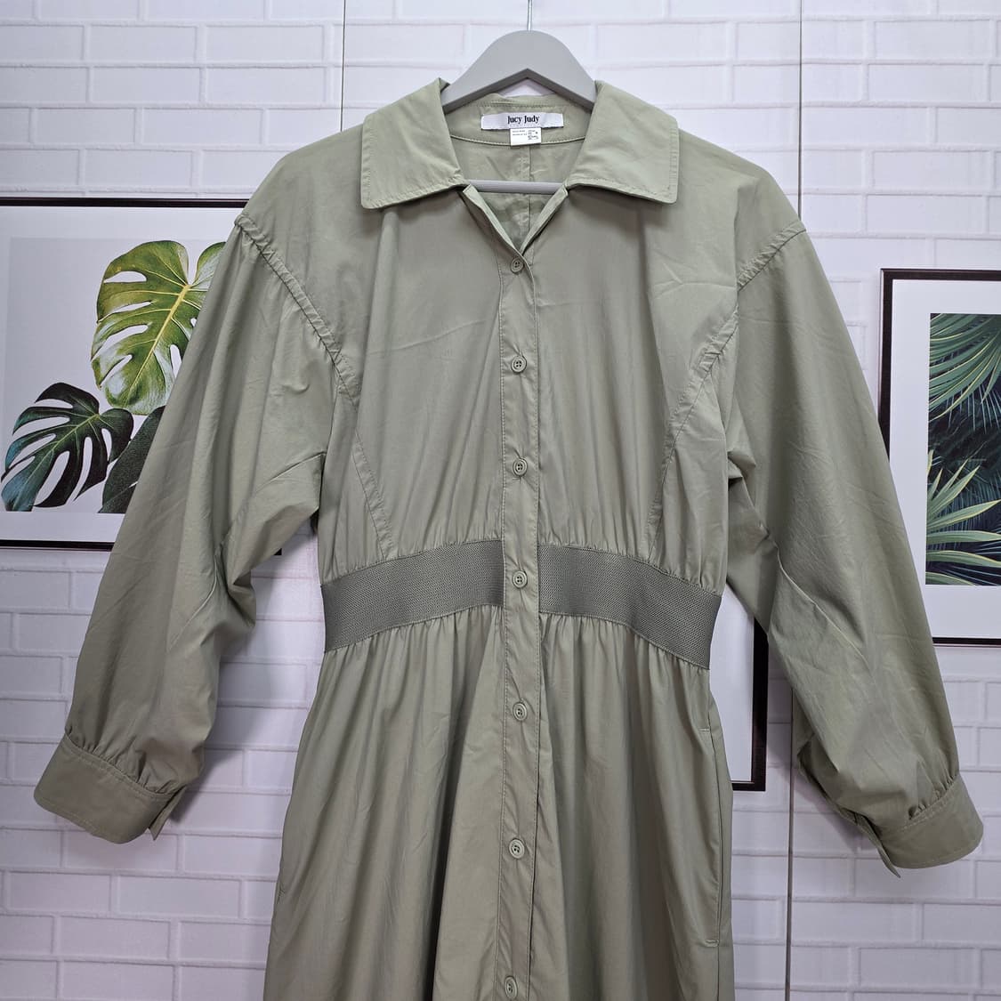 쥬시쥬디 카기색 롱원피스 드레스 85사이즈 상품이미지2