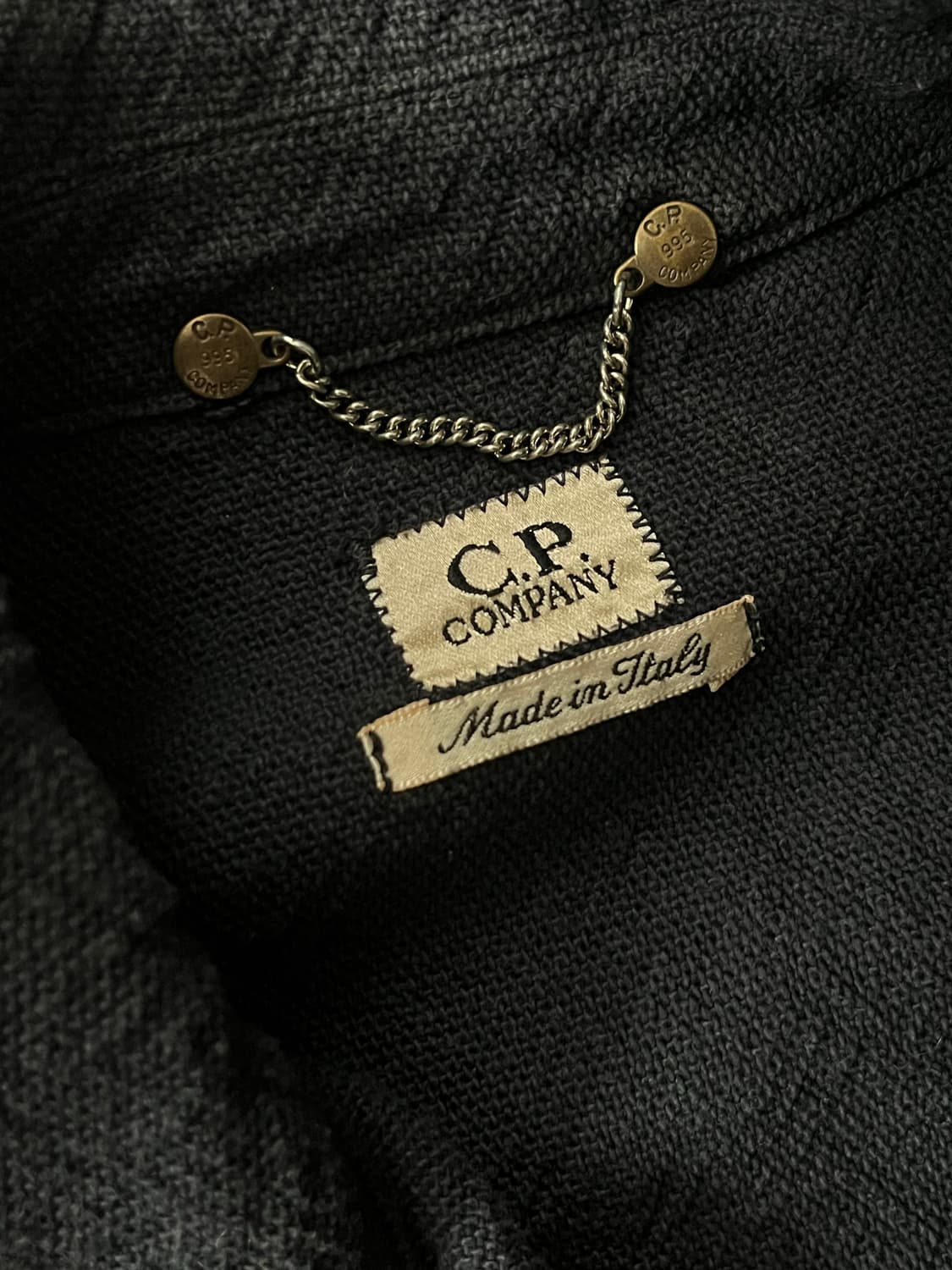 90s C.P. Company 네이비 더블 블레스트 자켓 상품이미지3