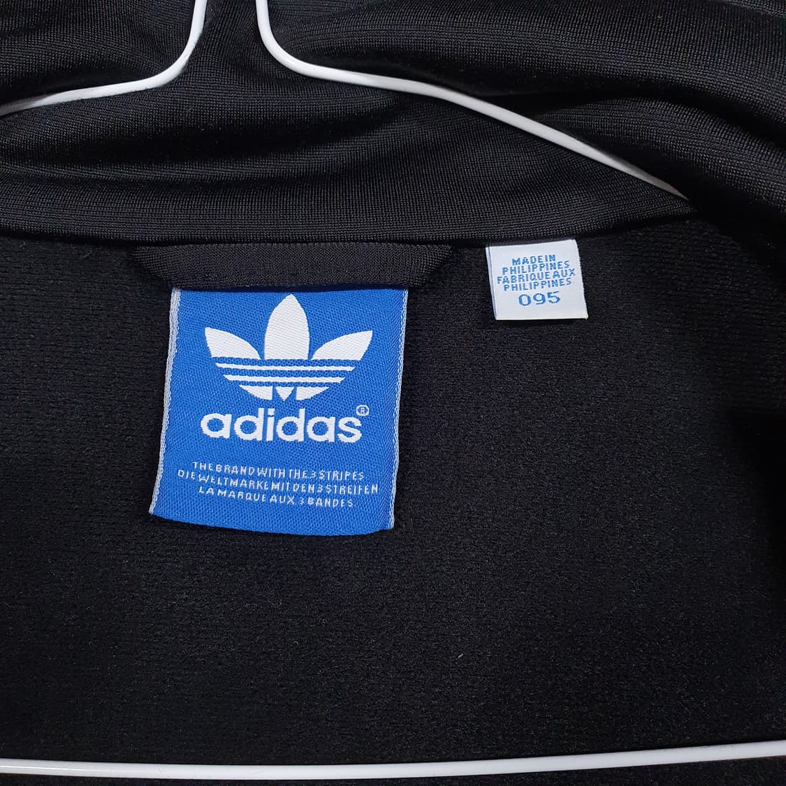 M (95) 아디다스 유로파 파이어버드 트랙탑 져지 자켓 블랙 y2k 상품이미지5