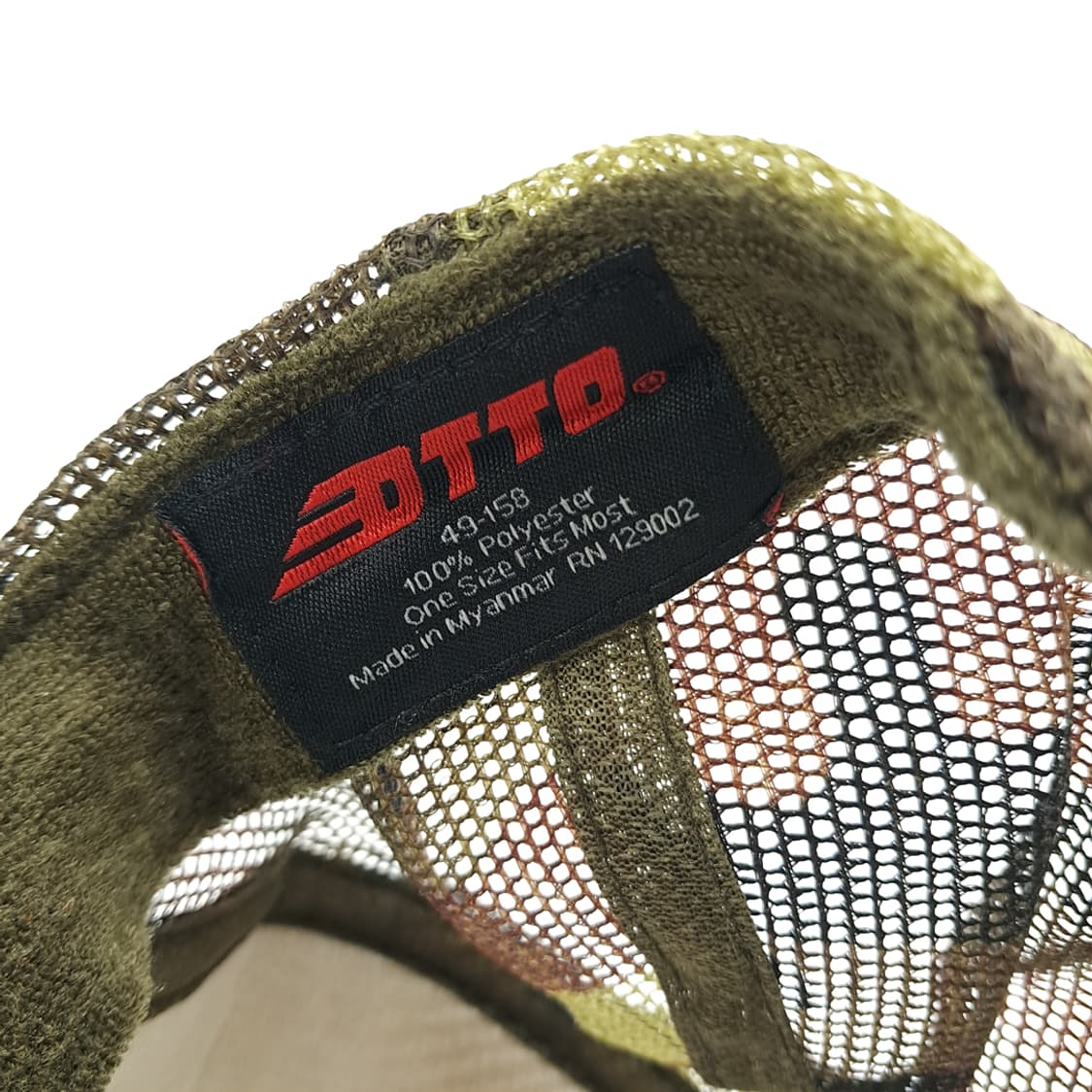 OTTO Send It 카모 로프 메쉬 트러커캡 P1289 상품이미지8