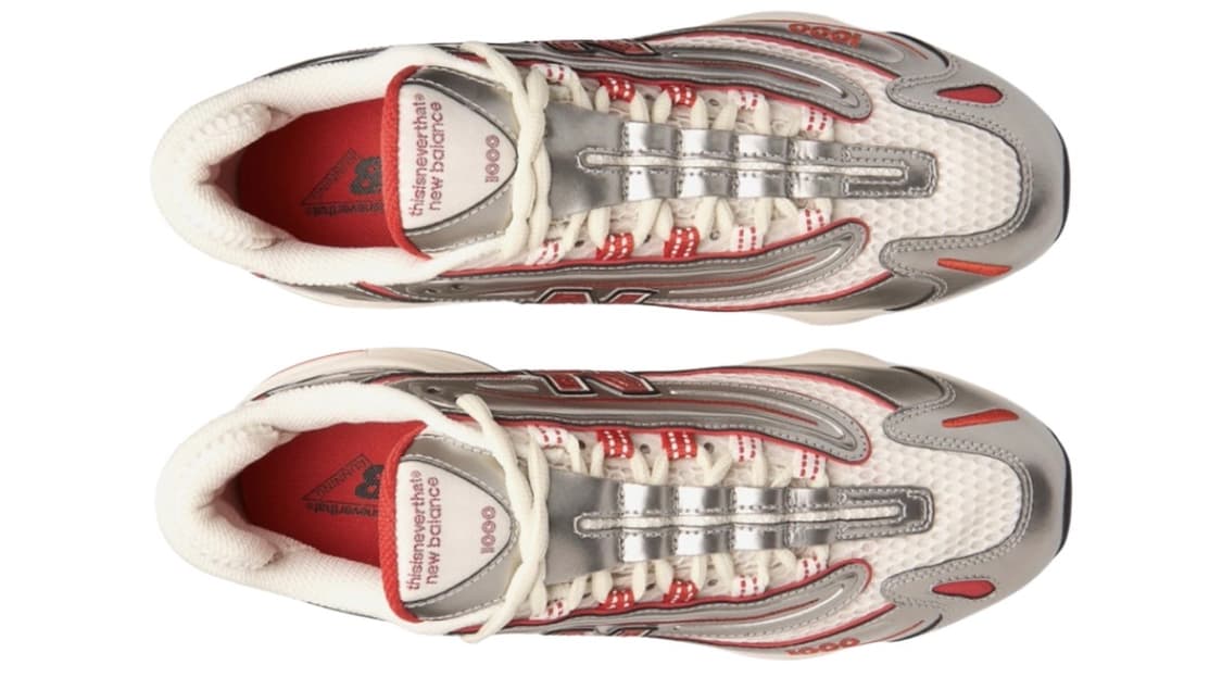 디스이즈네버댓x뉴발란스) M1000 메탈릭 실버 레드 250 상품이미지2