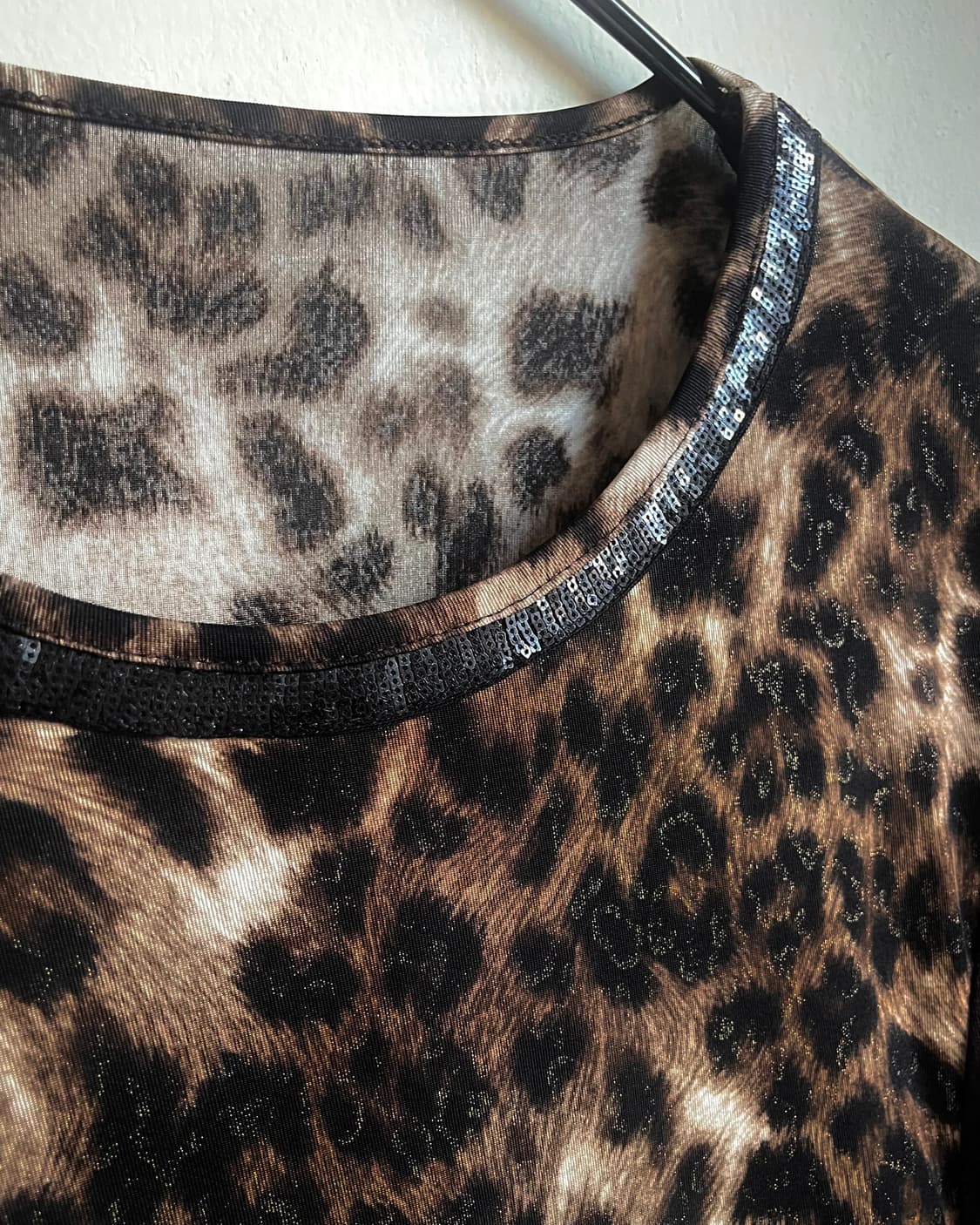 JPN Vintage Leopard Layered Long Sleeve 상품이미지5