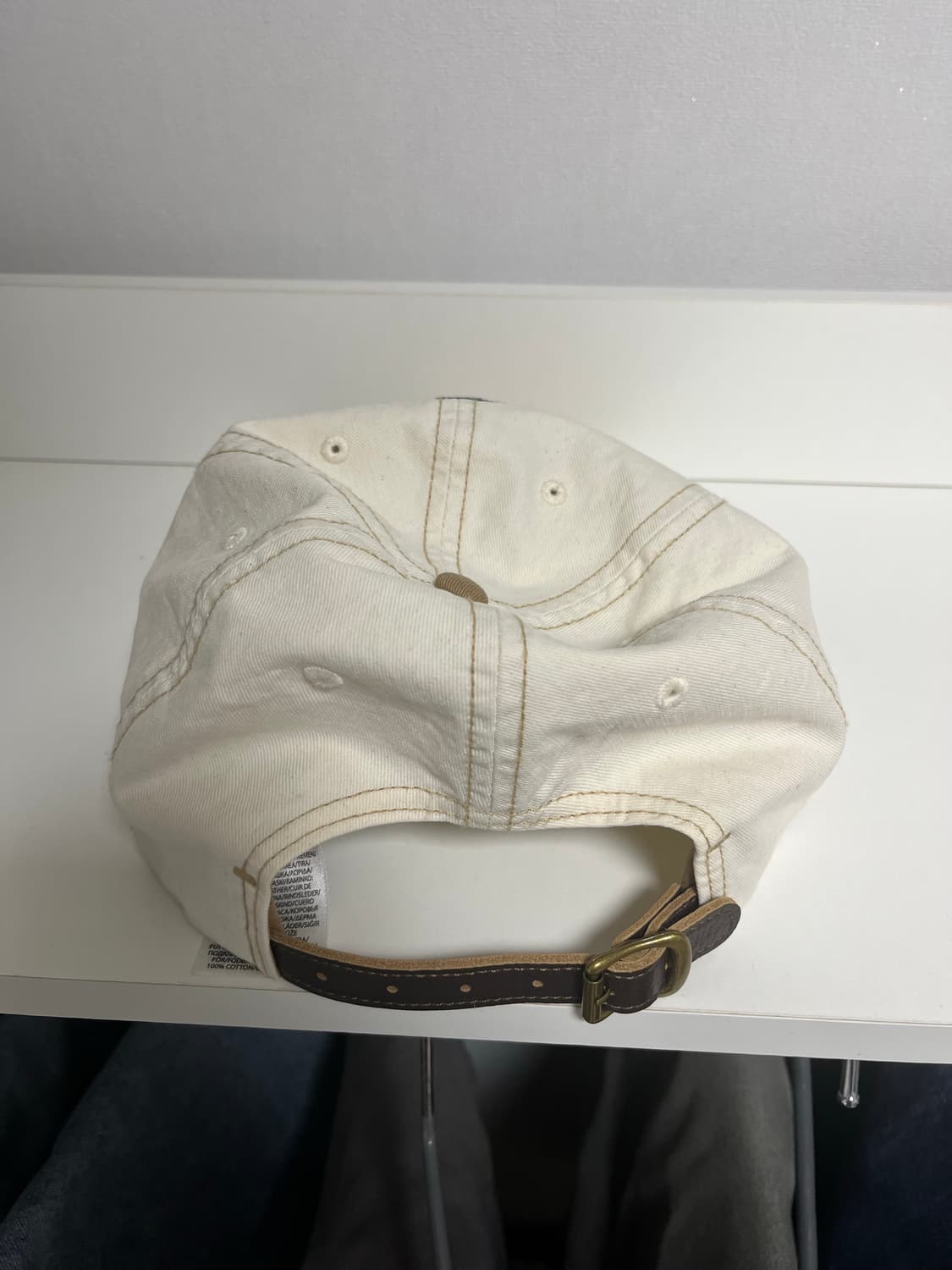 폴로랄프로렌 로고패치 코튼 볼캡 상품이미지3