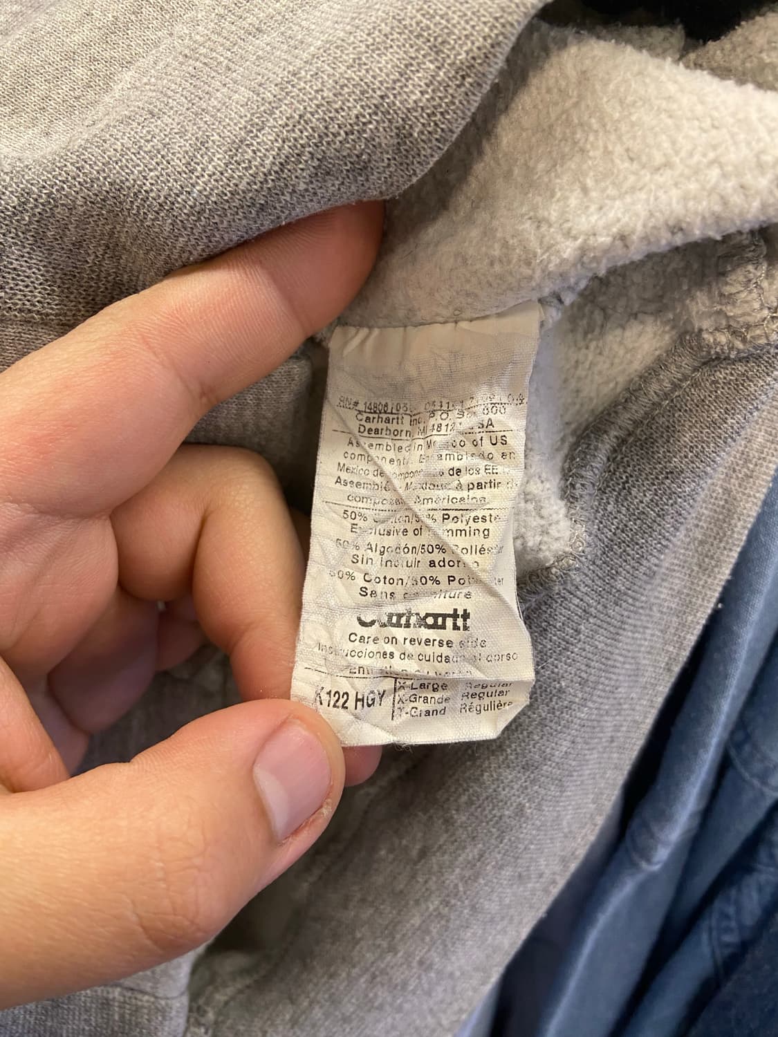 Vintage Carhartt K122 Hooded Zip Up 상품이미지6