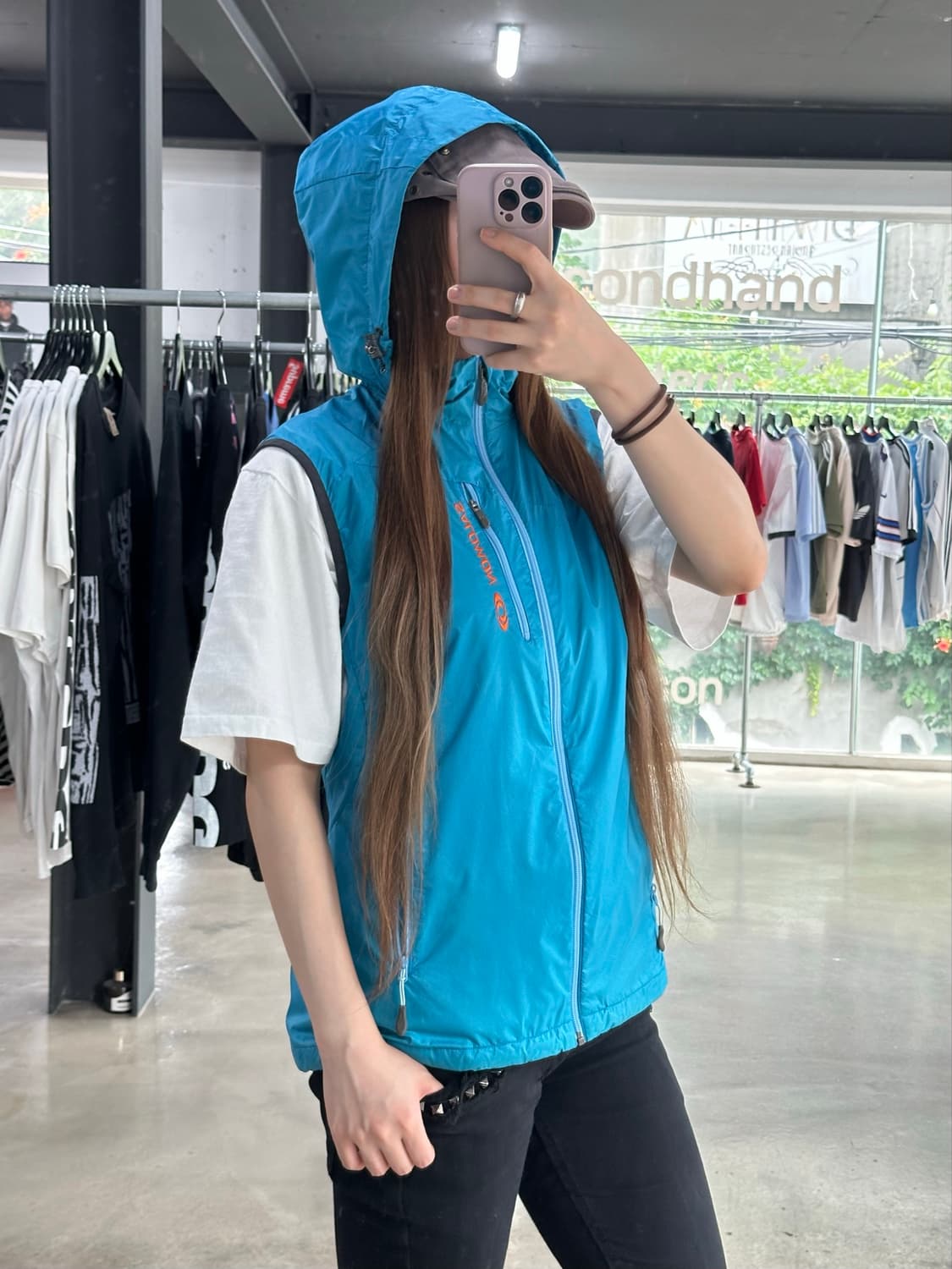 살로몬 클라임 윈드브레이크 나일론 베스트 상품이미지4