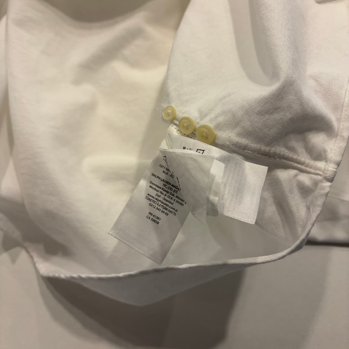 [M] 폴로 랄프로렌 클래식핏 화이트 흰색 셔츠 D549 상품이미지9