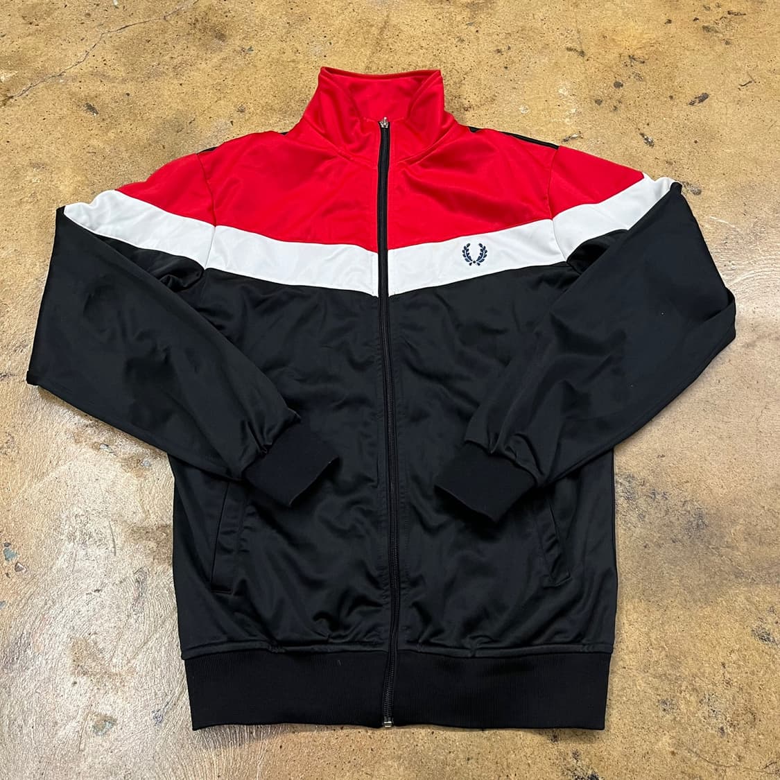 [정품/M] 프레드페리 컬러 블록 트랙 자켓 b15 상품이미지2