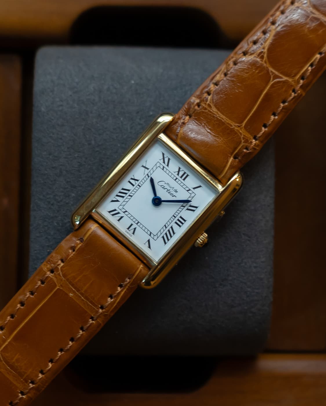 까르띠에 머스트 탱크 sm 쿼츠 시계 상품이미지1