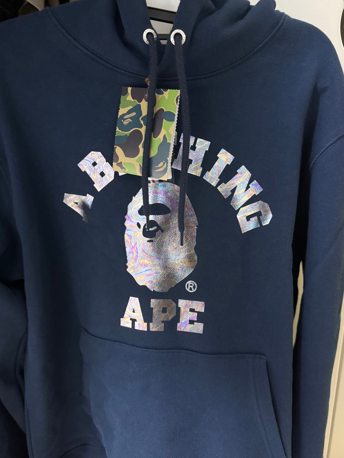 베이프 오로라 컬리지 후드티 상품이미지1