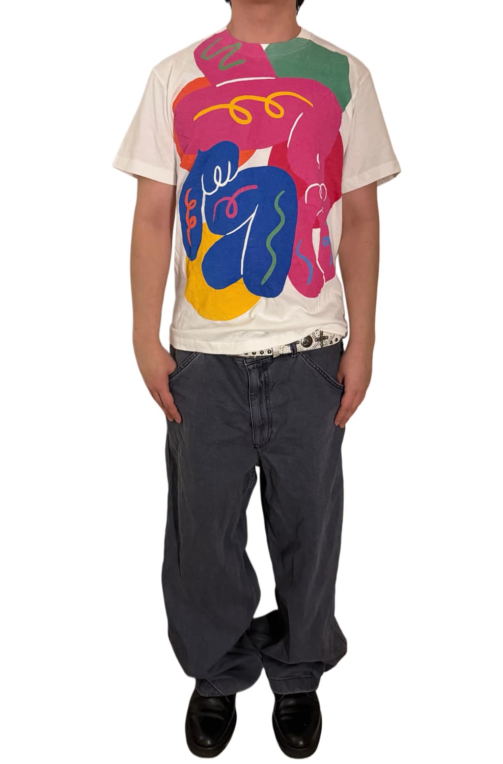 Tenga 텐가 Chou Yi 그래픽 반팔 티셔츠 상품이미지3