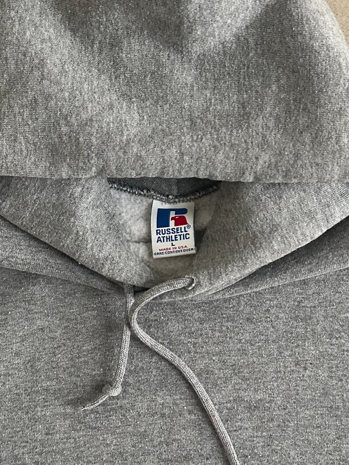 90s 빈티지 러셀 후드 그레이 L USA 상품이미지6