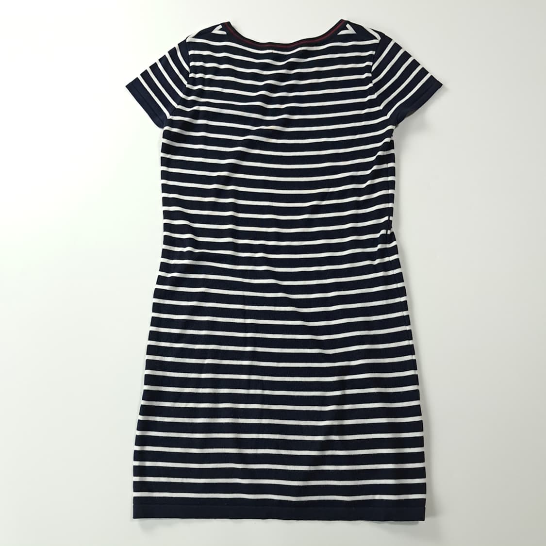 CK173 M 라코스테 한국판 다크네이비 스트라이프 반팔 원피스 상품이미지7