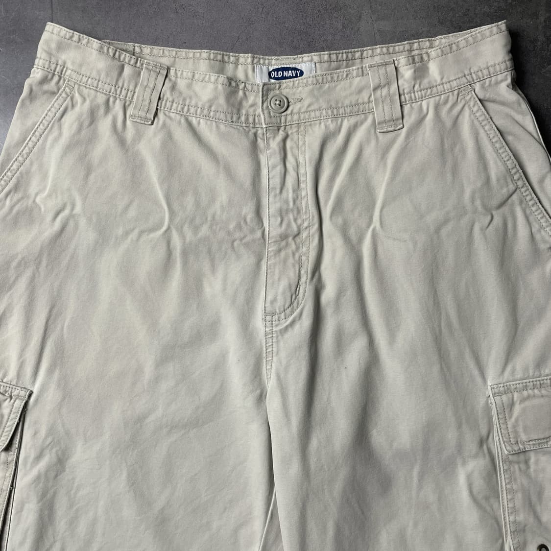 OLD NAVY 올드네이비 빈티지 아이보리 카고 하프팬츠 A00924 상품이미지2
