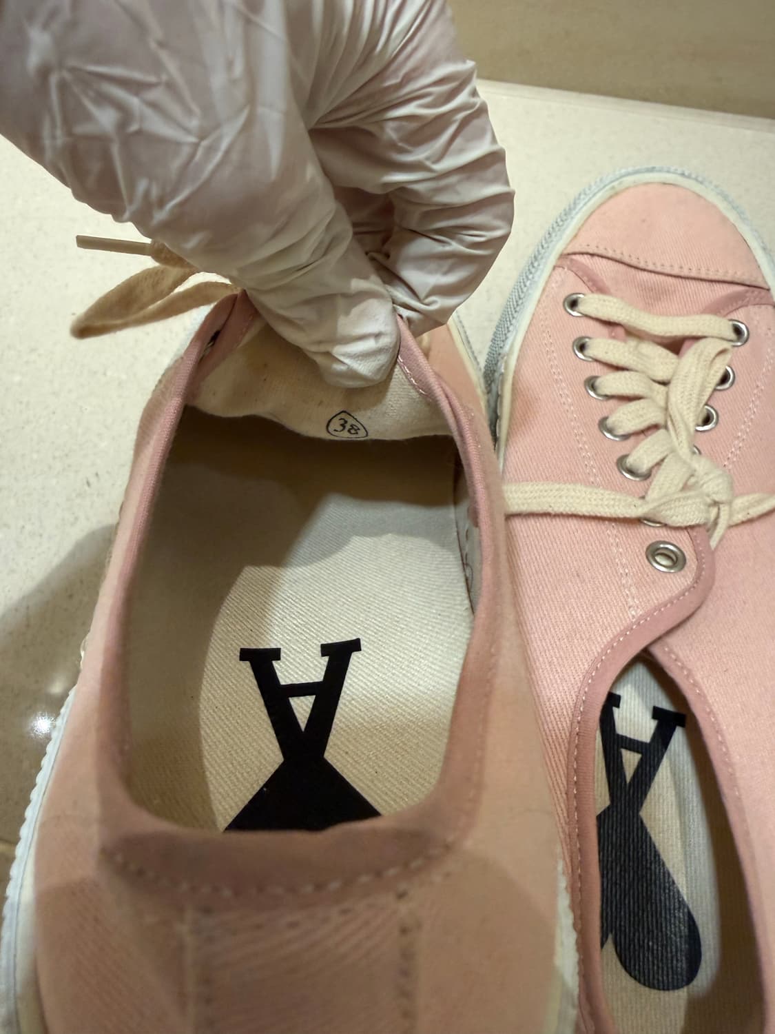 AMI 아미 파리 스니커즈 38 (240) 여성운동화 명품 신발 단화 상품이미지4