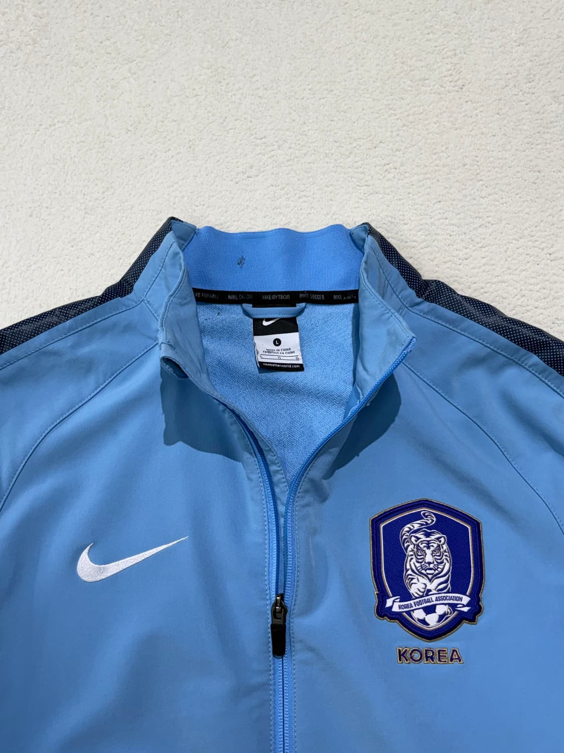 나이키 15-16 대한민국 국가대표 국대 축구 유니폼 져지 집업 100 상품이미지2