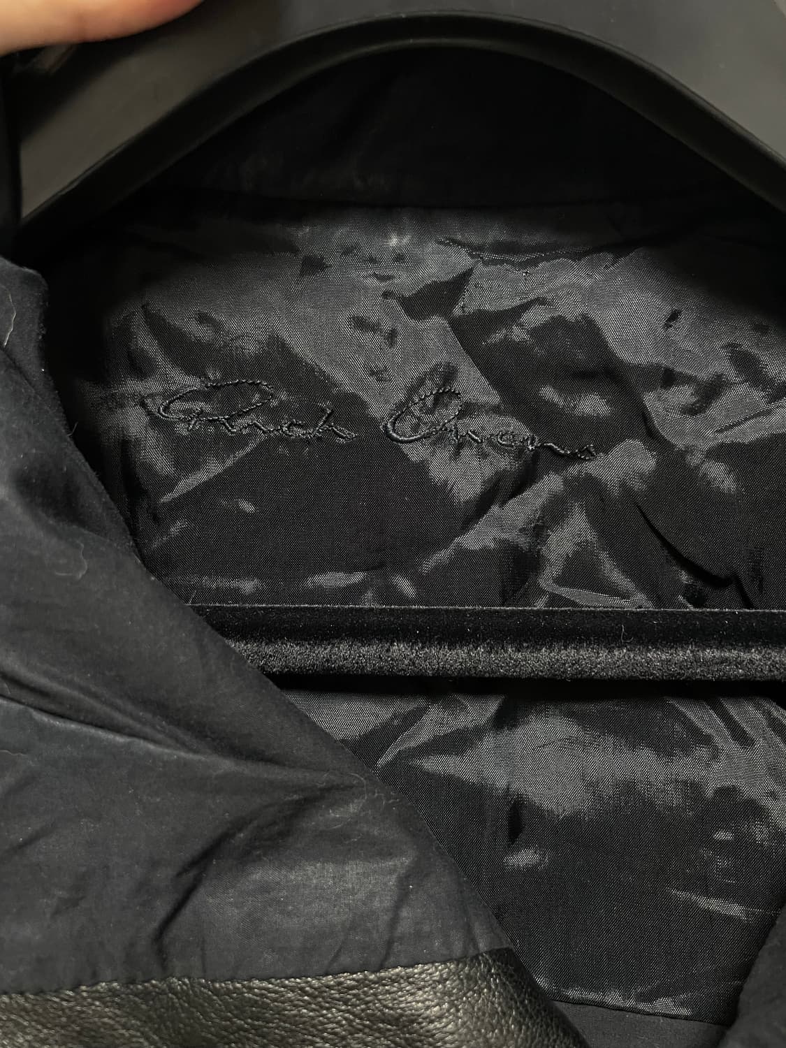 릭 오웬스 나스카 하이넥 레더자켓 상품이미지4