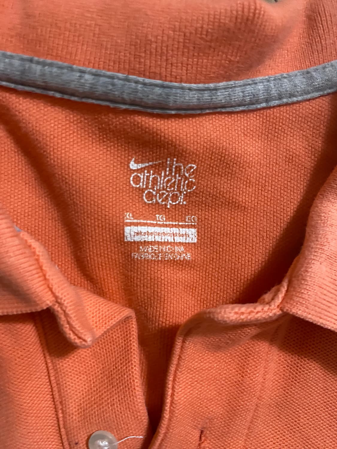 나이키 드라이핏 폴로 카라티 XL 코랄 (100~105) 상품이미지2