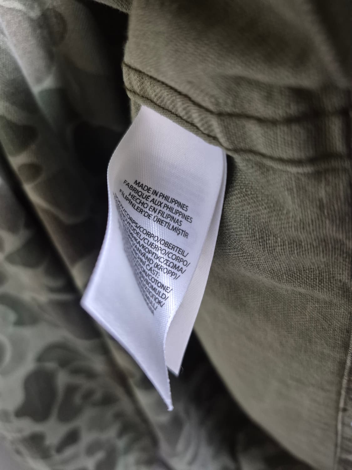 폴로 랄프로렌 HBT 덕카모 자켓 상품이미지6