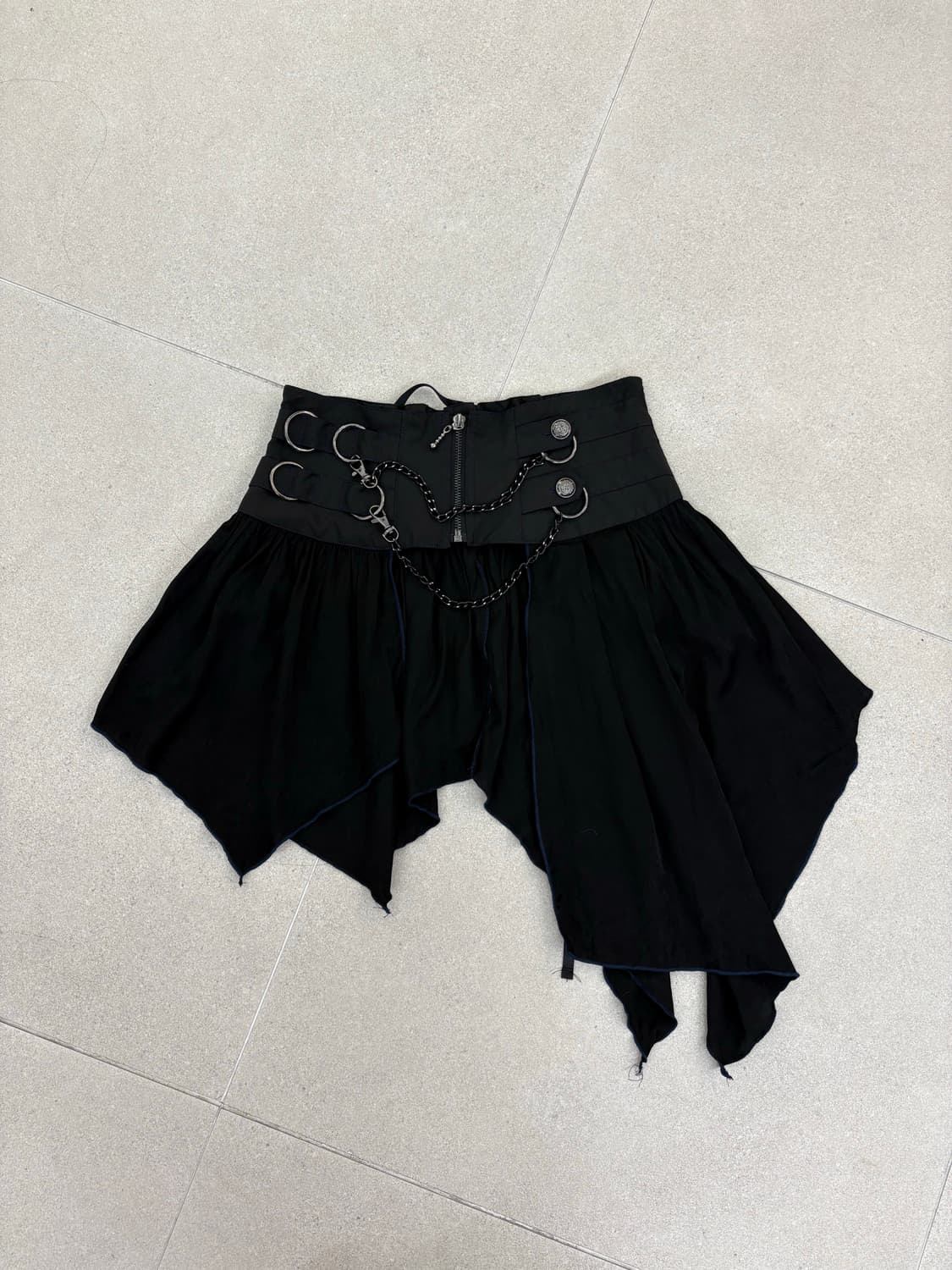 펑크 레이어드 스커트 상품이미지1