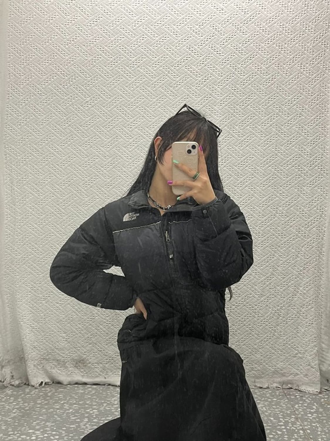 노스페이스 550 눕시 레트로 구스다운 패딩 점퍼 XL C06829 상품이미지1