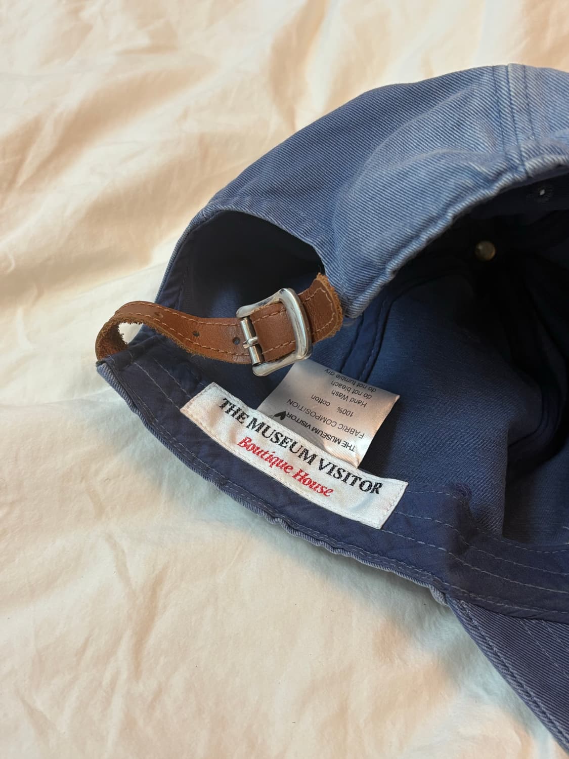 더 뮤지엄 비지터 볼캡 데님  상품이미지2