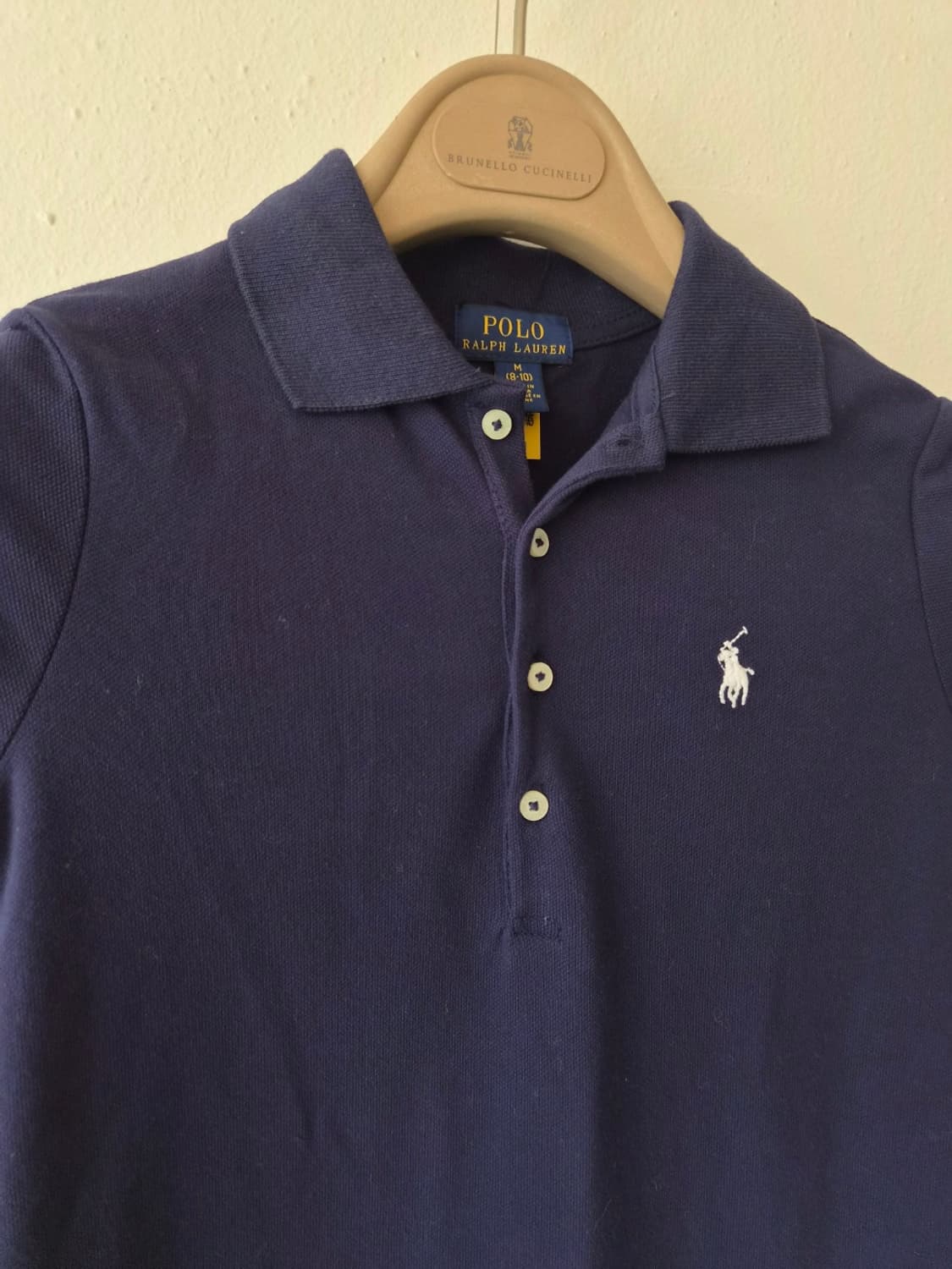 폴로랄프로렌 키즈 플리츠코튼반팔원피스 M사이즈 상품이미지4