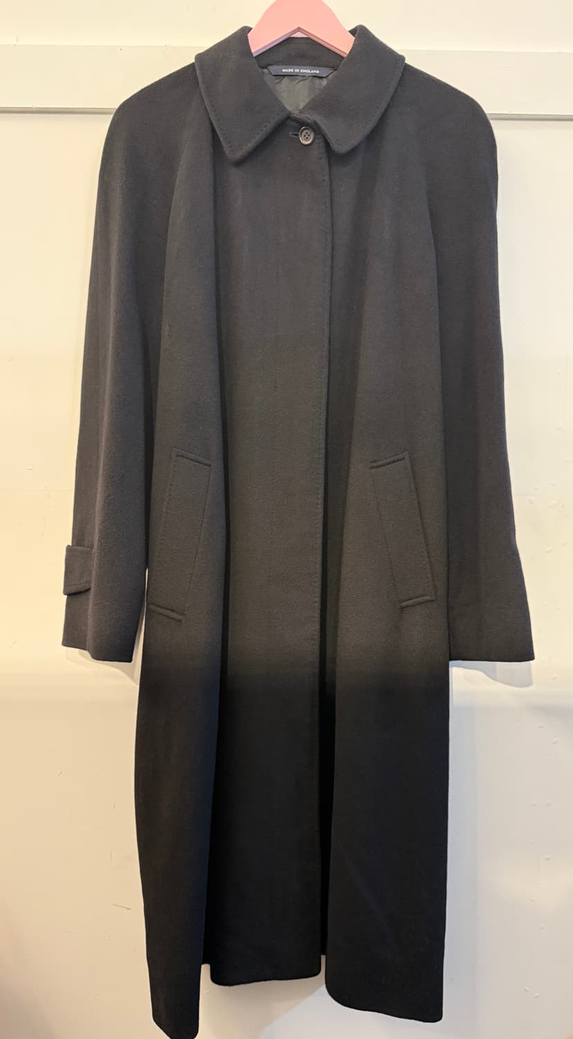 버버리 캐시미어 100% 오리지널 잉글랜드 롱 코트 상품이미지1