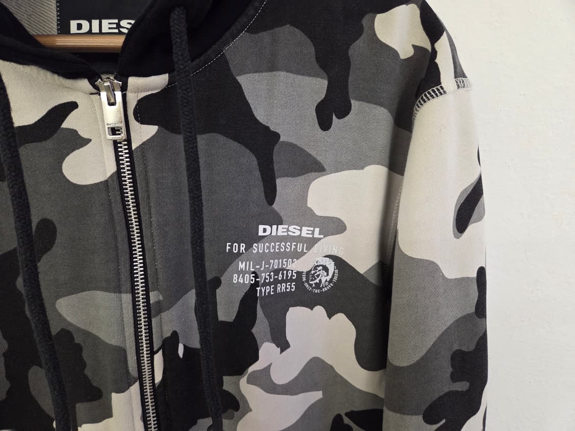 디젤 카모플라쥬 후드집업 상품이미지2