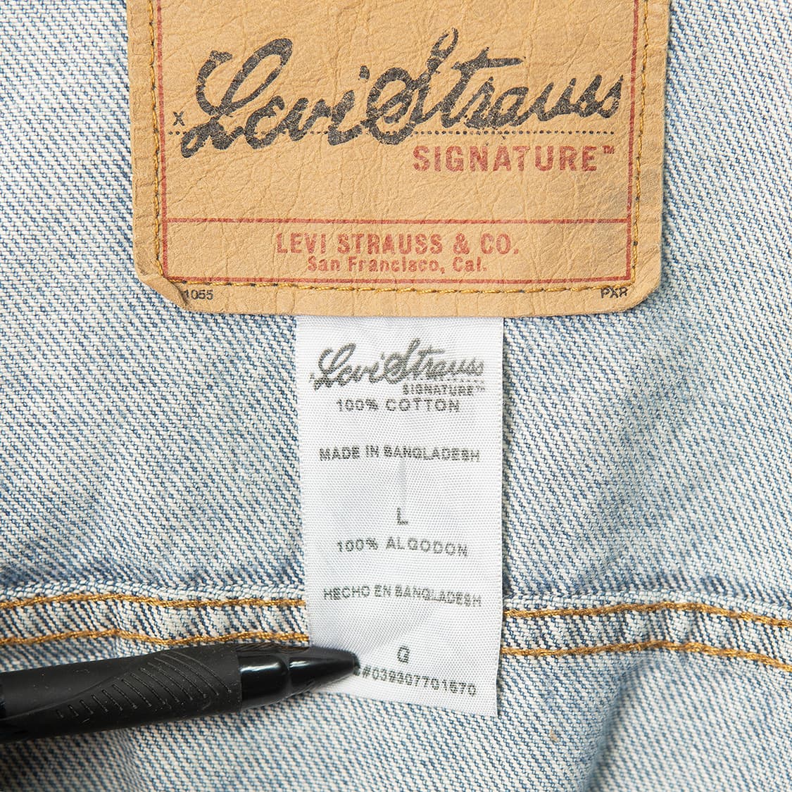 [115] 리바이스 시그니쳐 데님 트러커 자켓 오버사이즈 핏  상품이미지7