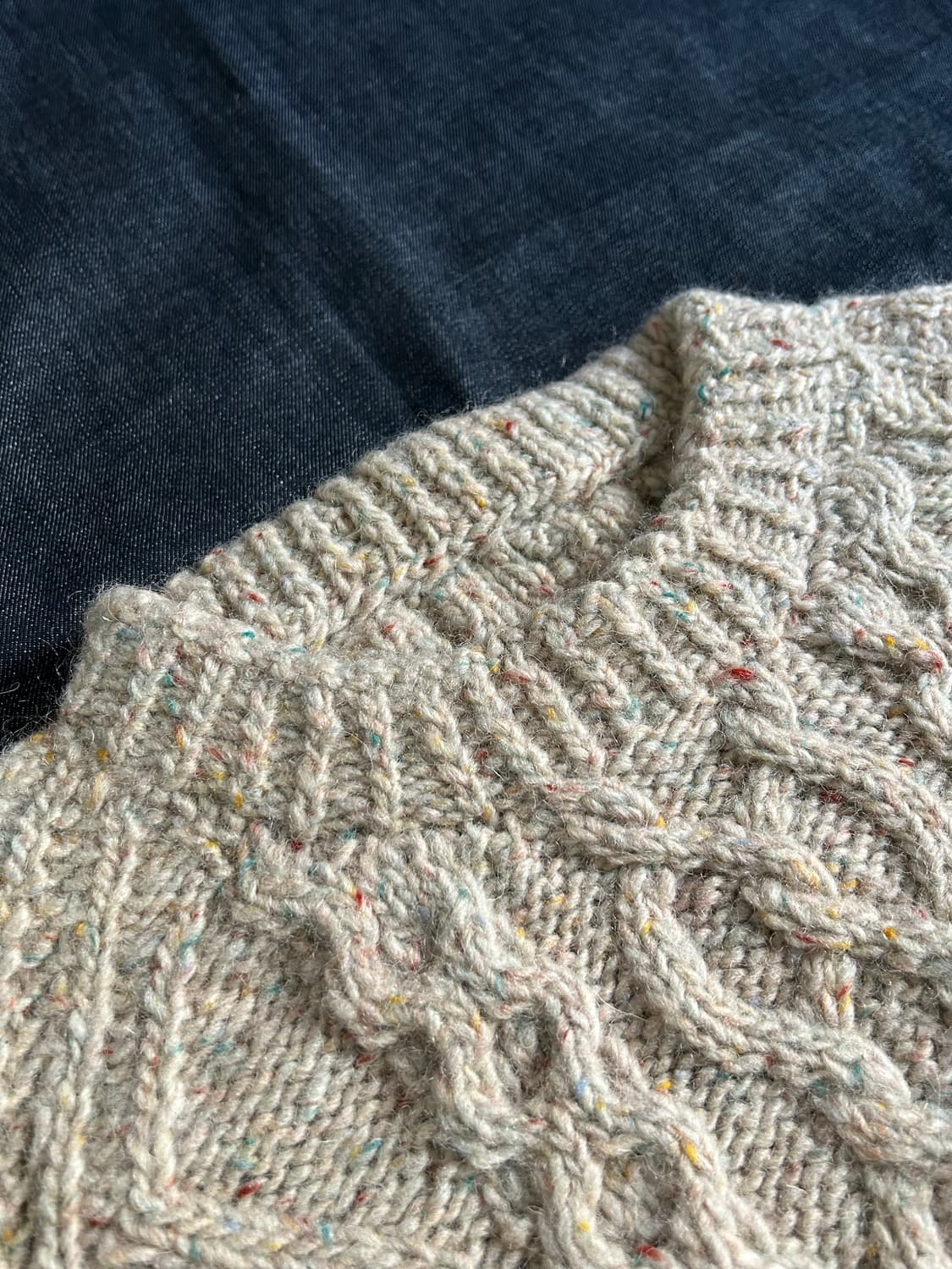 빈티지 도네갈 트위드 피셔맨 스웨터 상품이미지4