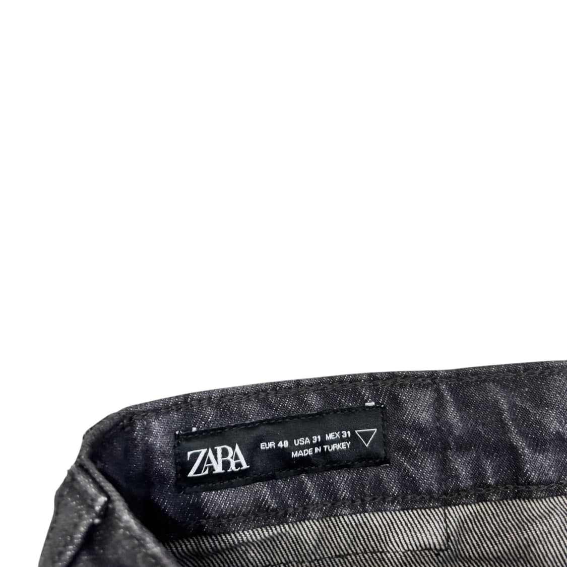 자라 그레이 스트레이트 데님 팬츠 상품이미지3