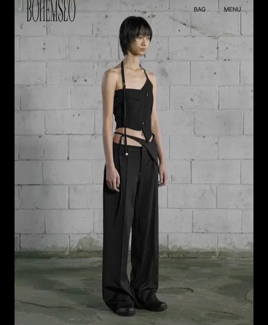 (새상품) 보헤미안 서울 WAIST BELTED WIDE PANTS 상품이미지1