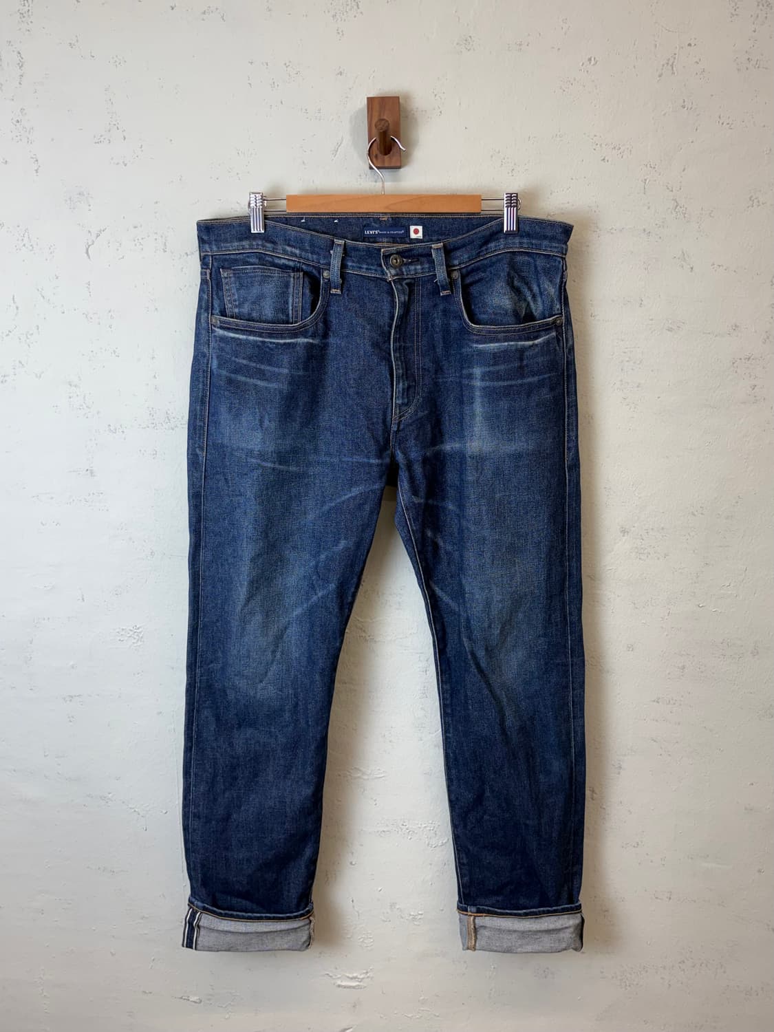 리바이스 빅E 제팬 메이드 502 셀비지 데님 팬츠 상품이미지1