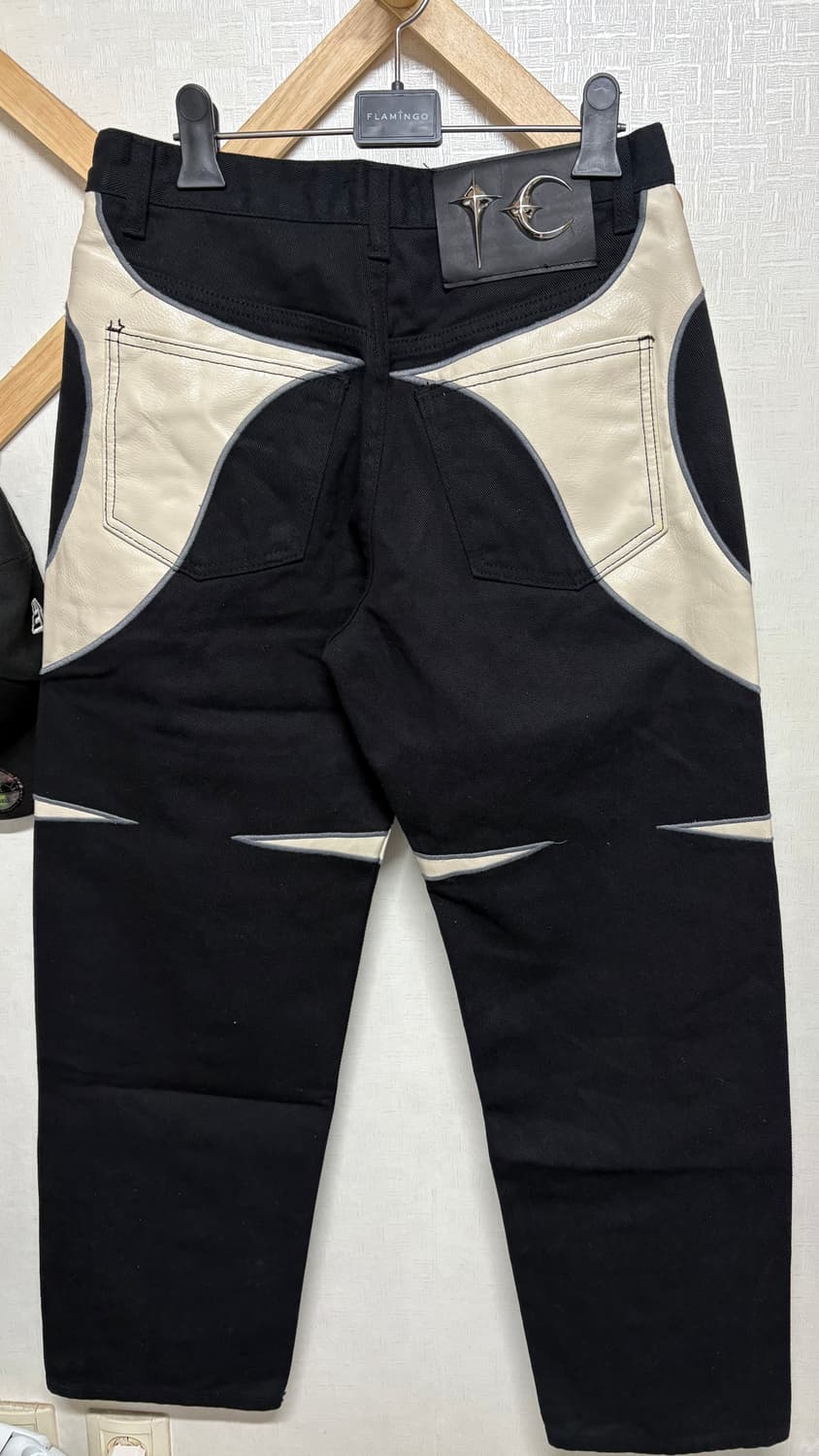 Thug Club Leather Black Denim Pants2 상품이미지2