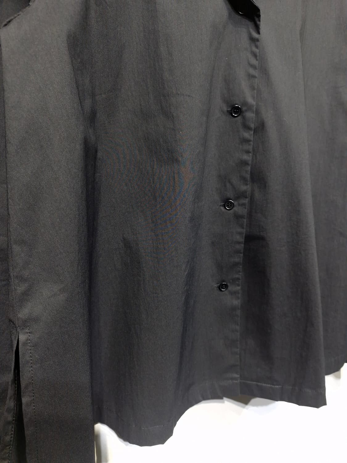 르17셉템버 오픈카라 셔츠 블랙(F) 상품이미지5