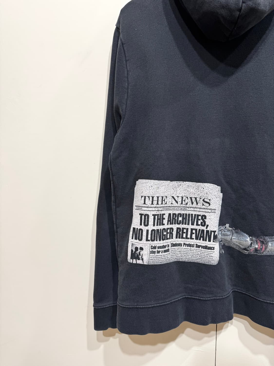 15FW 라프시몬스 로고 패치 후드집업 상품이미지5