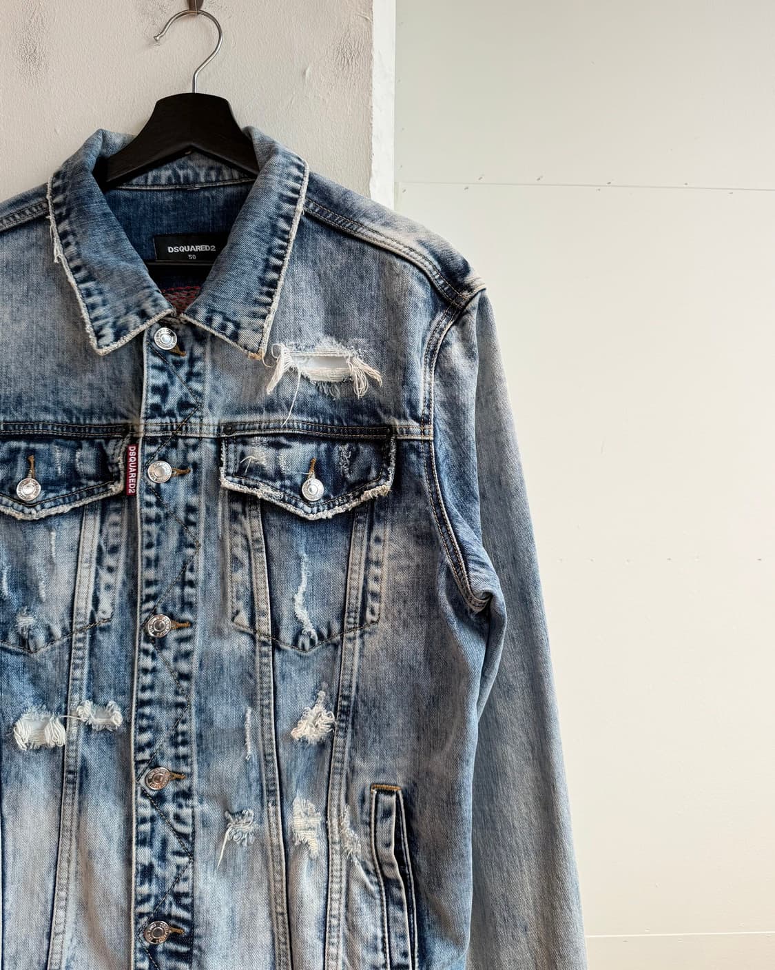 디스퀘어드2 데님 레인보우 자수 자켓  상품이미지5