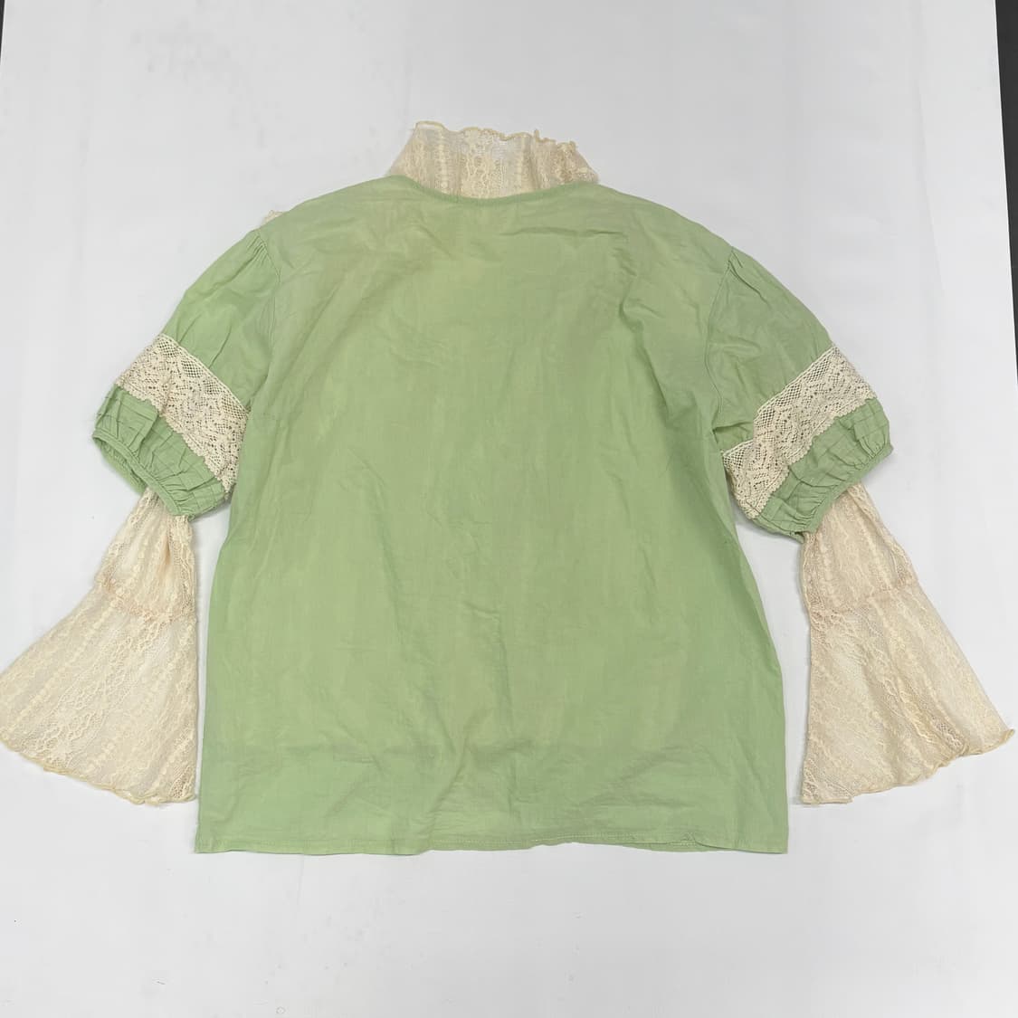 🍏하구미의 청사과맛 블라우스 코디세트🍏레이스 에스닉 그런지 모리걸 상품이미지4