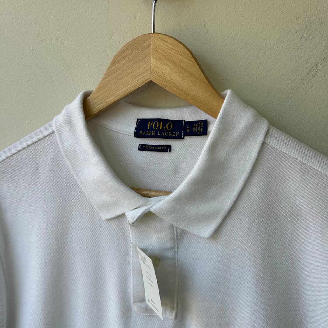 16707 - 폴로 랄프로렌 화이트 반팔 카라티 상품이미지3