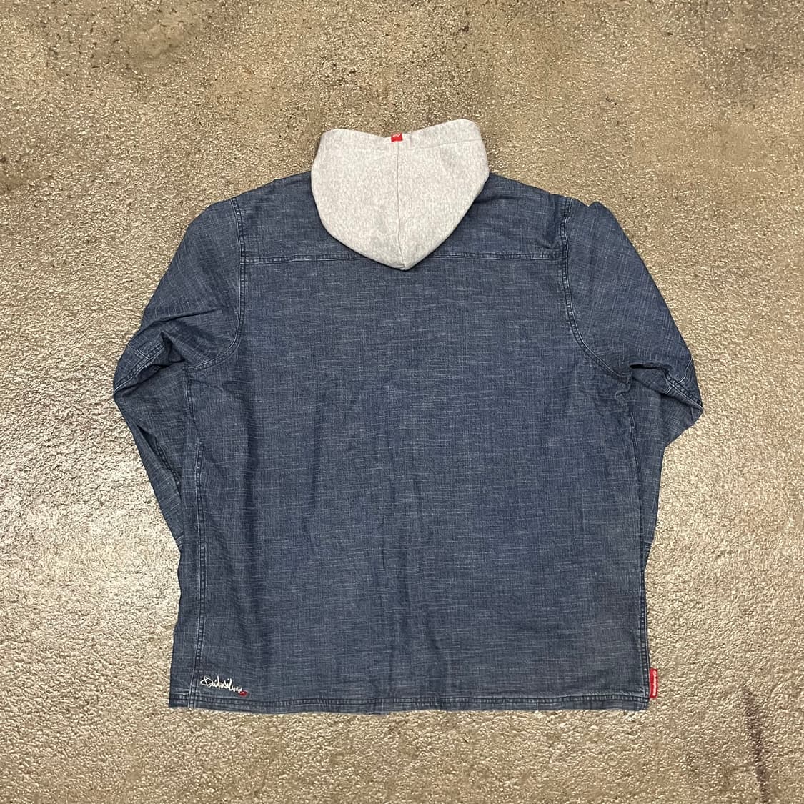 00s 퀵실버 데님 레이어드 셔츠 (110) 상품이미지4