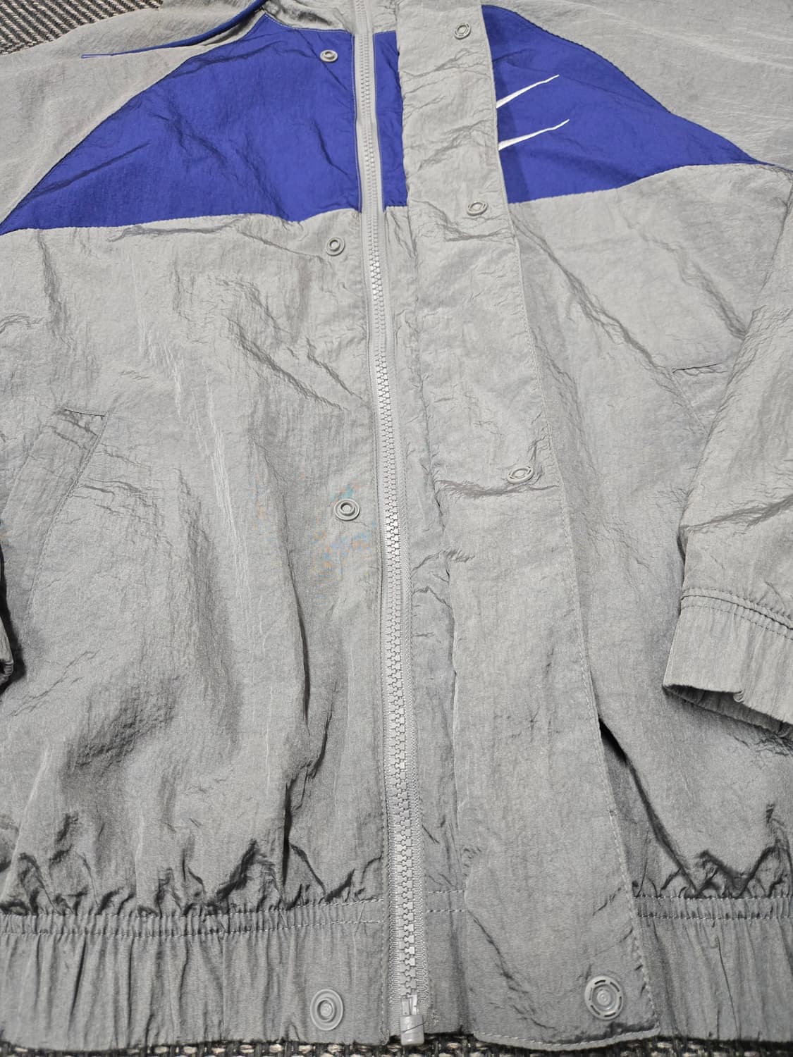 나이키 더블스우시 우븐 후드자켓 그레이블루 상품이미지5