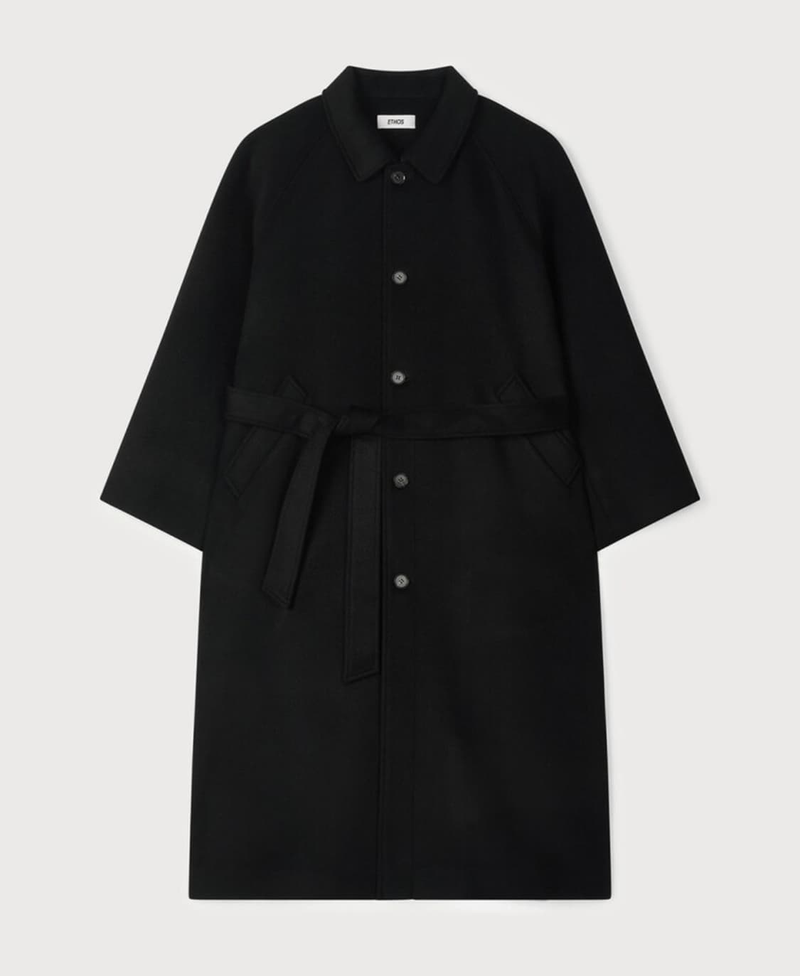 에토스 래글런코트 블랙 상품이미지1