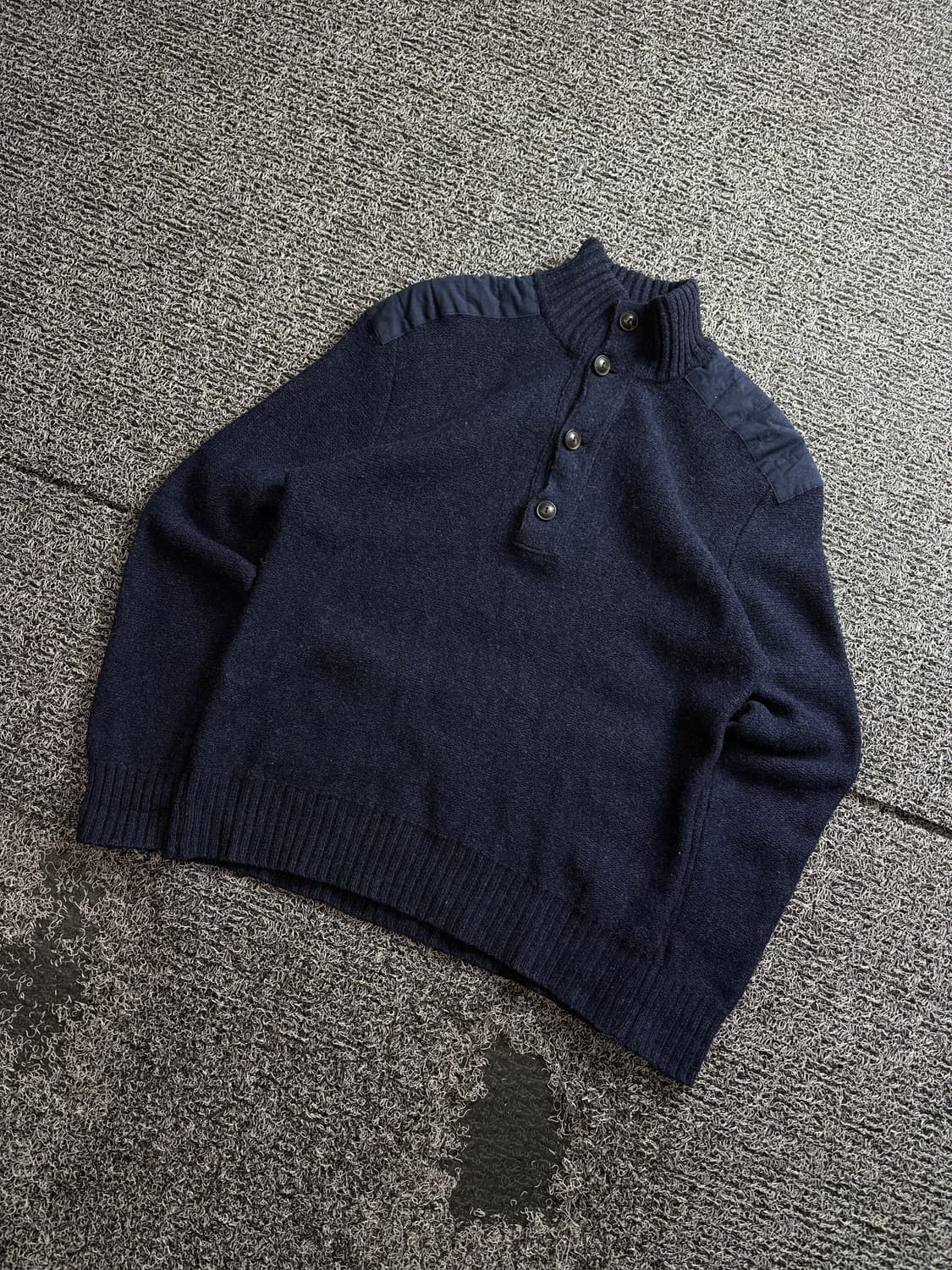 폴로 랄프로렌 아카이브 모크넥 버튼 니트 3281 상품이미지1