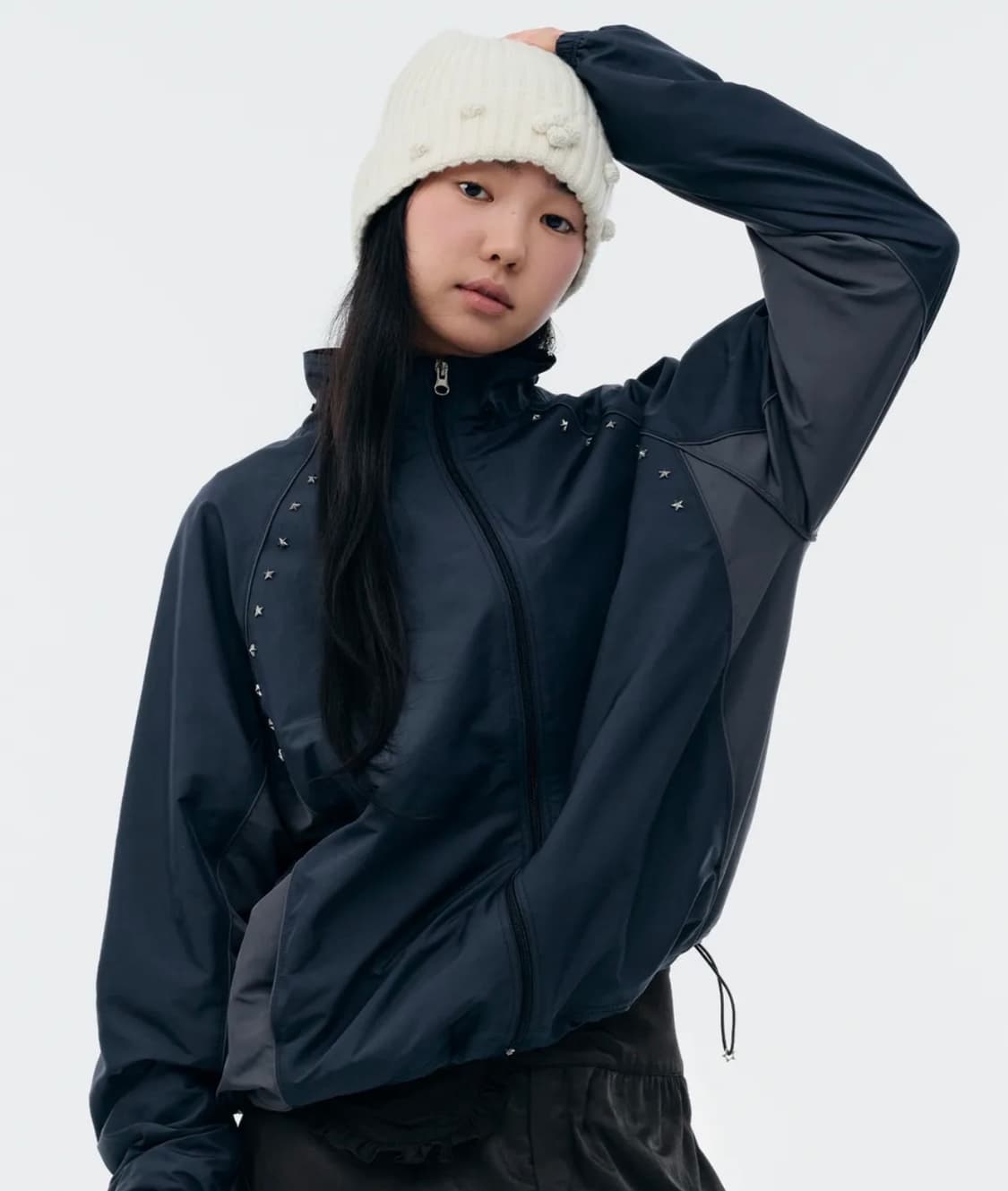 [택있는새상품] 뚜오미오 바람막이 자켓 (네이비) 상품이미지1