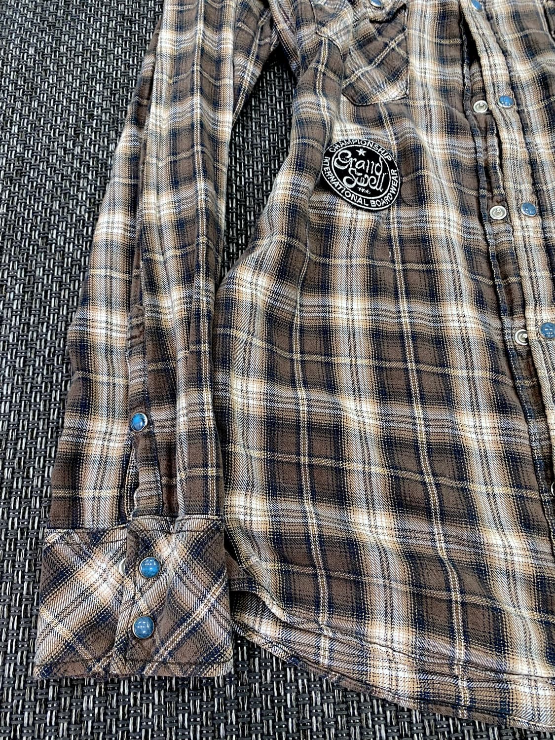 2000s Mood Patch Detail Shirts 상품이미지4