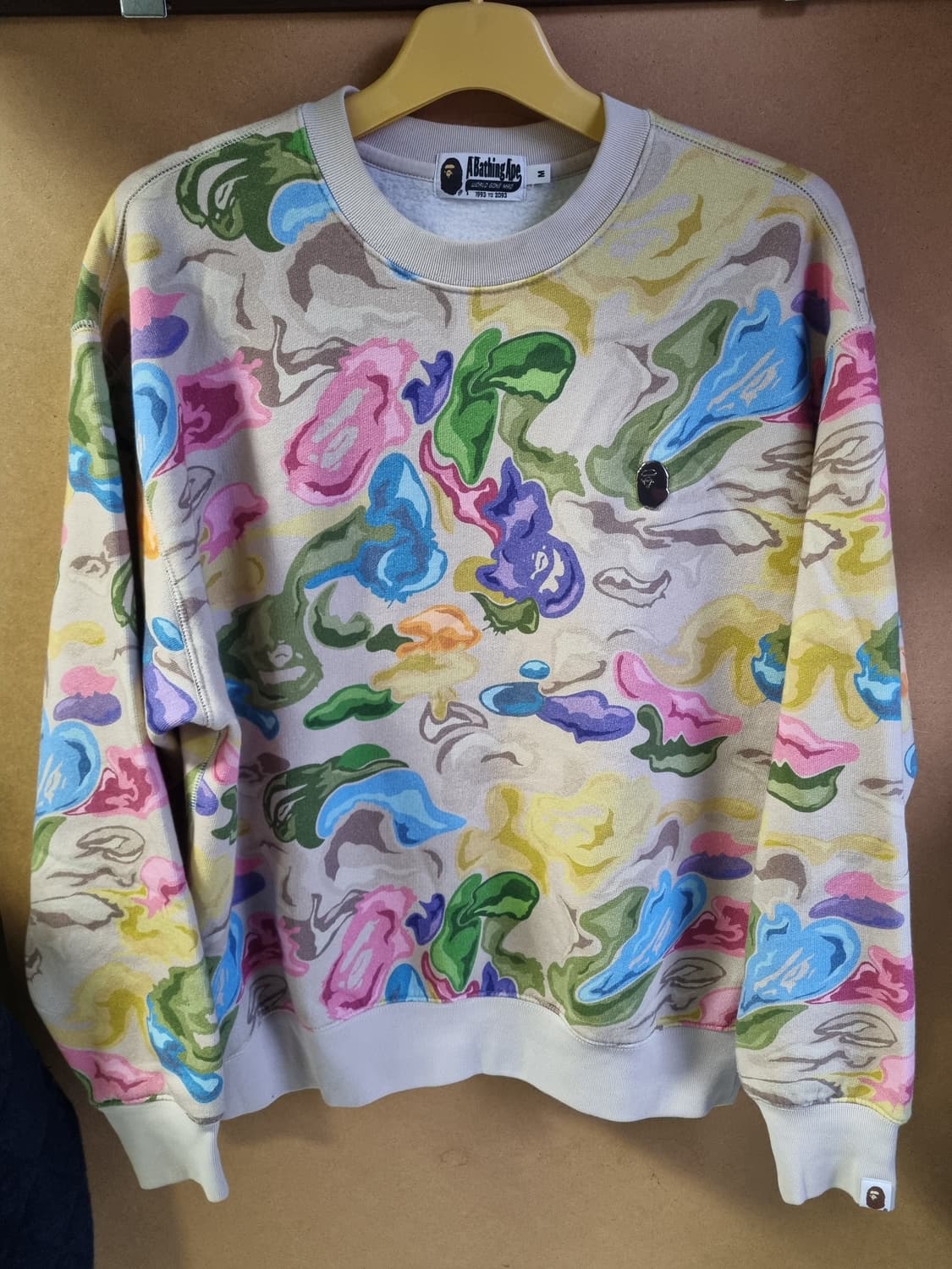 베이프 남성 기모 맨투맨  상품이미지1