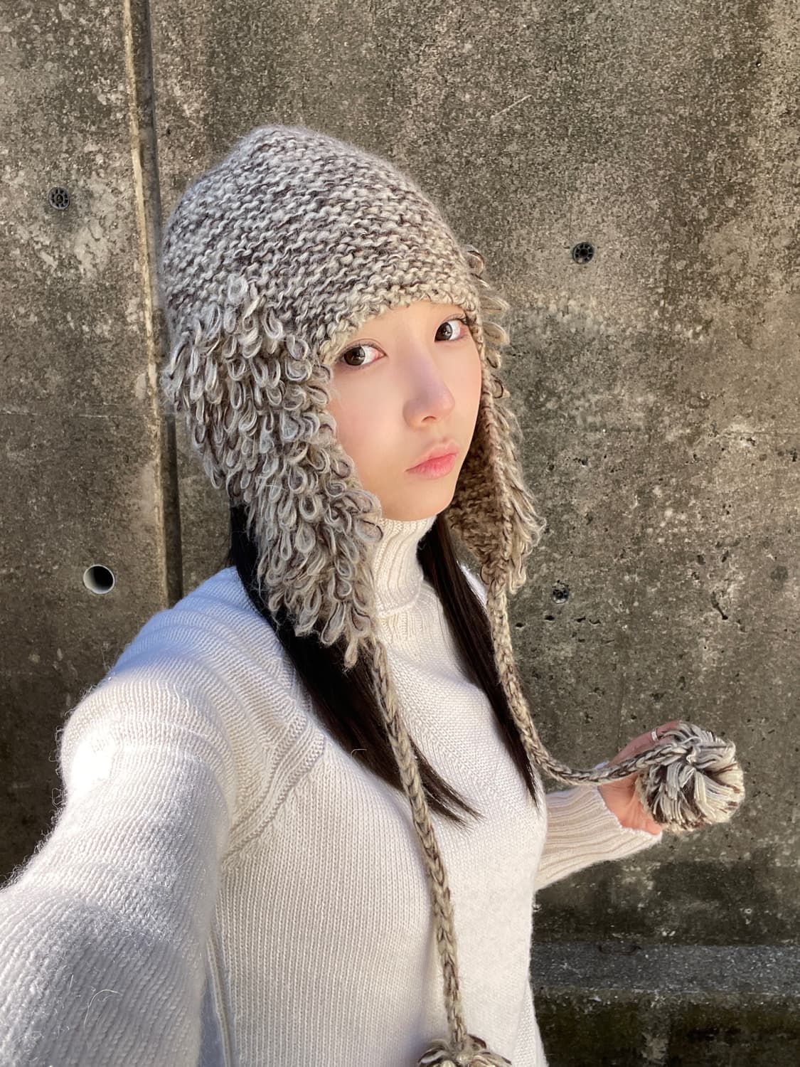 vintage earmuff fur hat / F 상품이미지5