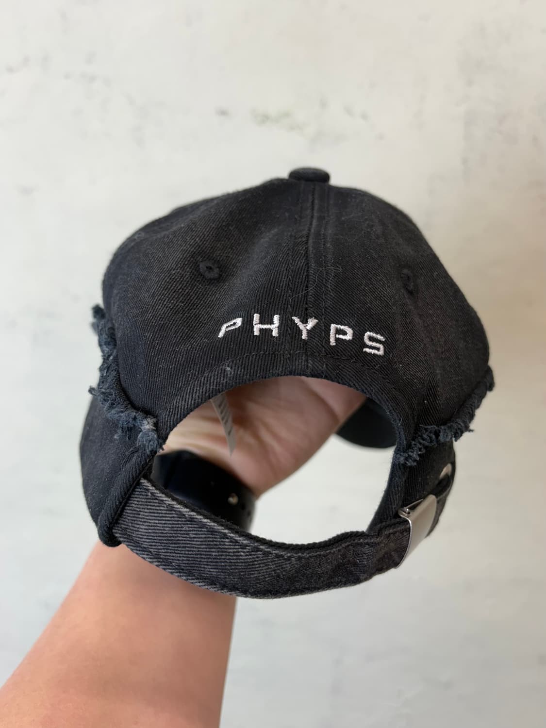 혼다 컷오프 볼캡 블랙 상품이미지2