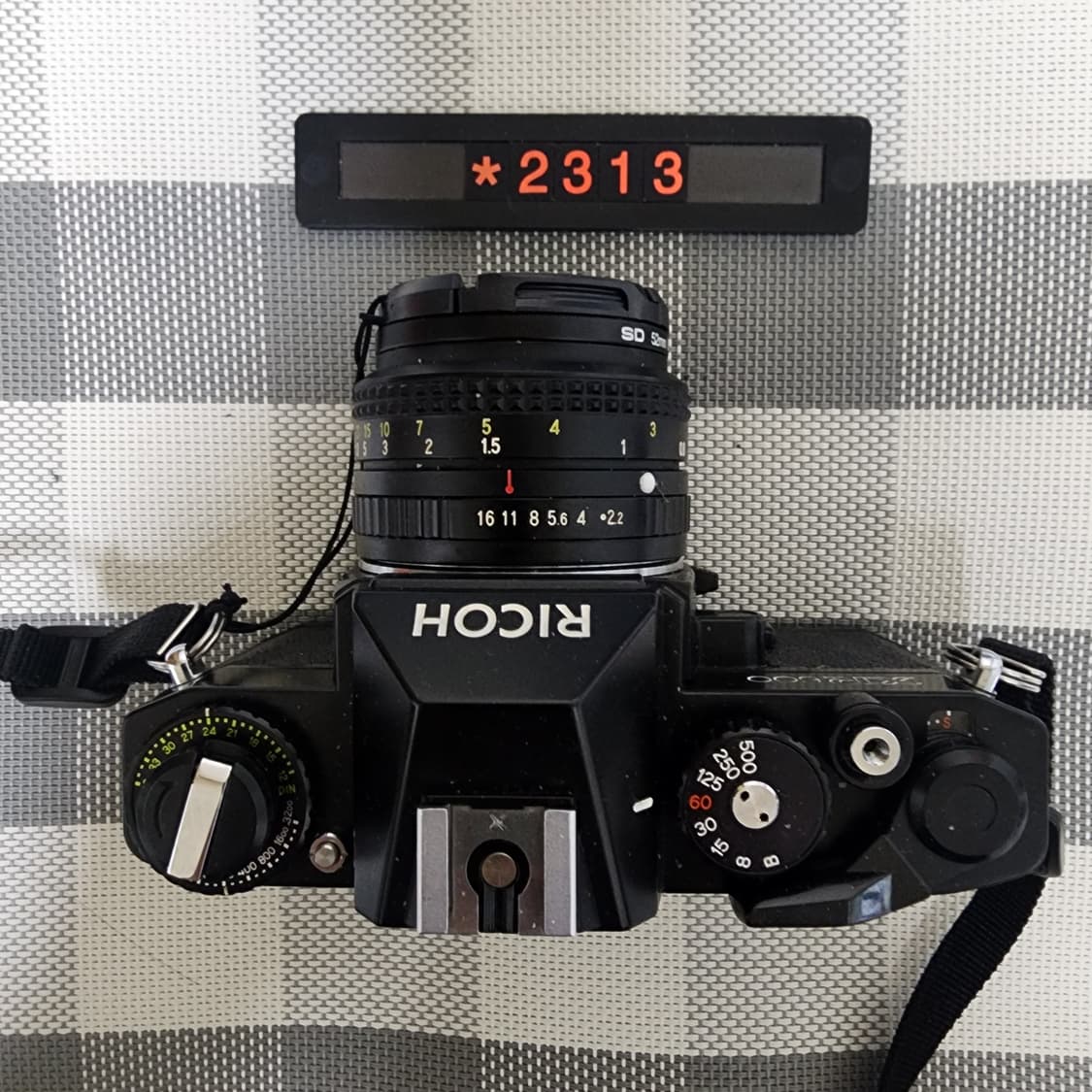 리코 XR-500 필름카메라 2.2단렌즈 블랙바디 상품이미지3