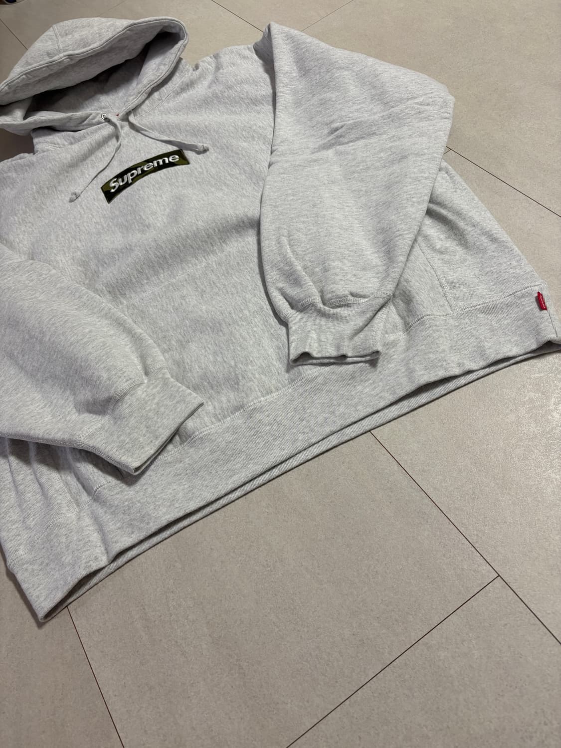 [XL] 슈프림 박스로고 후드 카모 그레이 상품이미지3